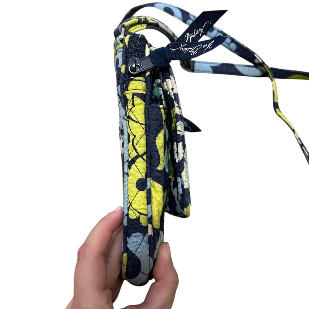 Vera Bradley Disney Parks Where's Mickey Mini Hipster Crossbody Bag Green Blue - Picture 6 of 10